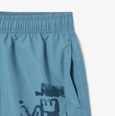 Lacoste Long Branded Swim Trunks
